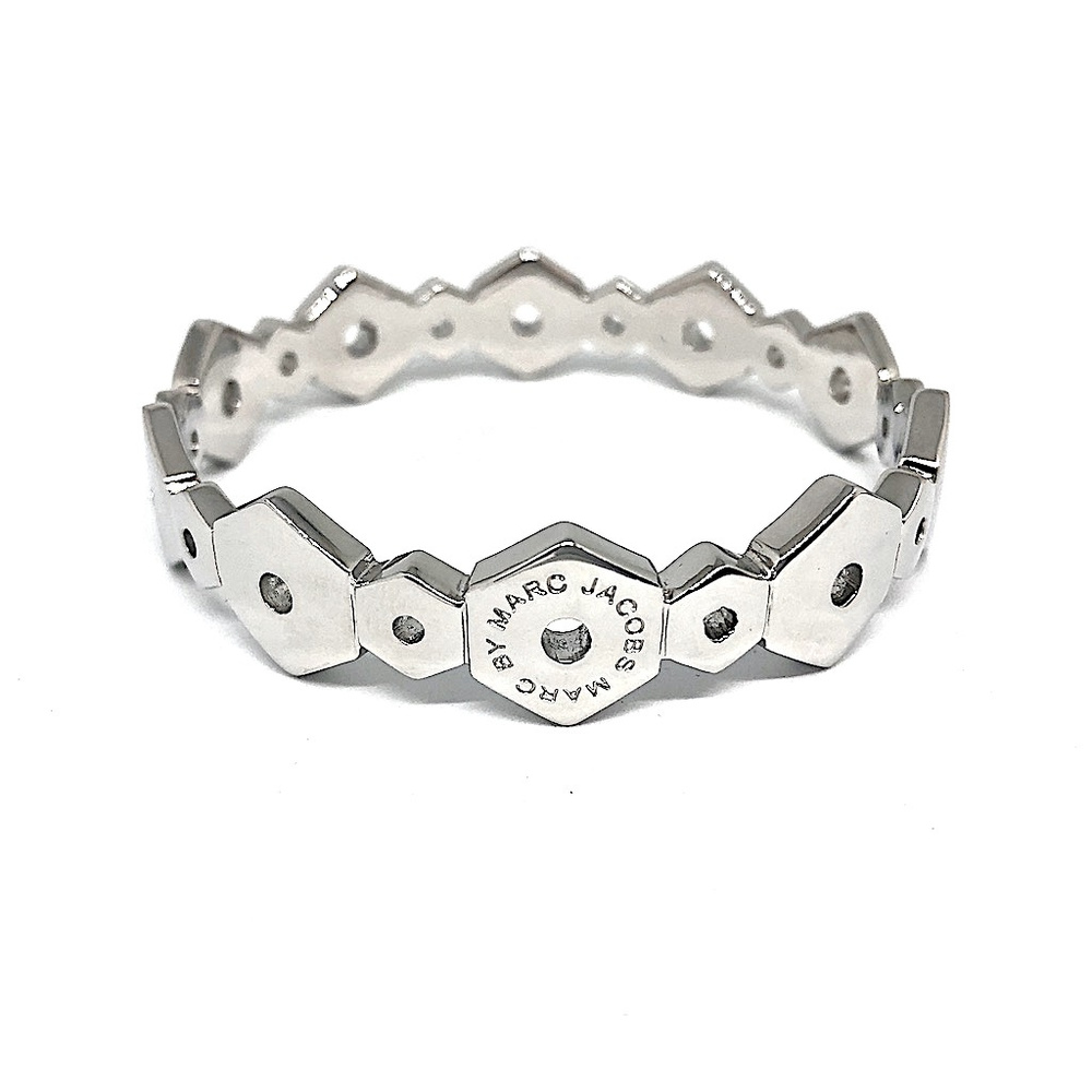 Marc by Marc Jacobs UNISEX Silver Toned Bangle